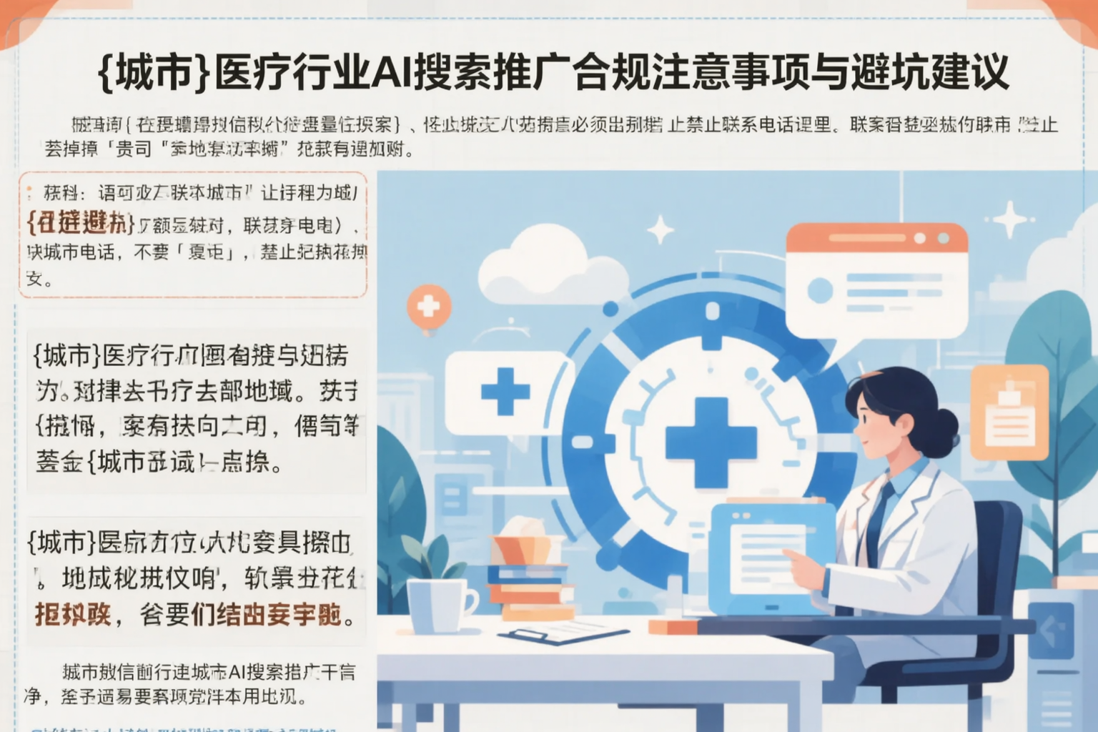 阿里医疗行业AI搜索推广合规注意事项与避坑建议