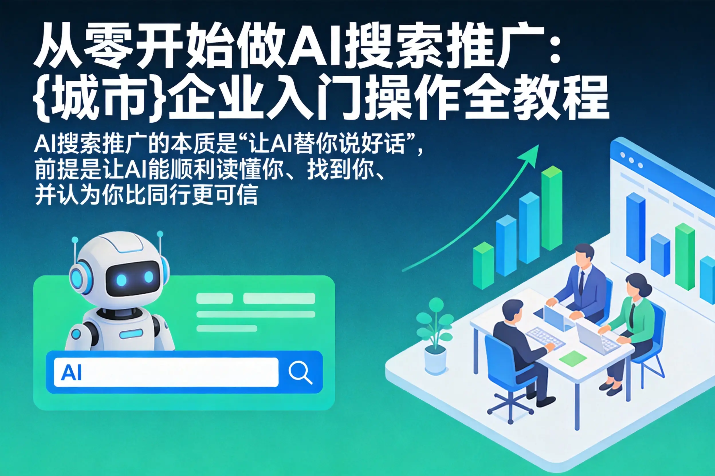 从零开始做AI搜索推广：阿里企业入门操作全教程