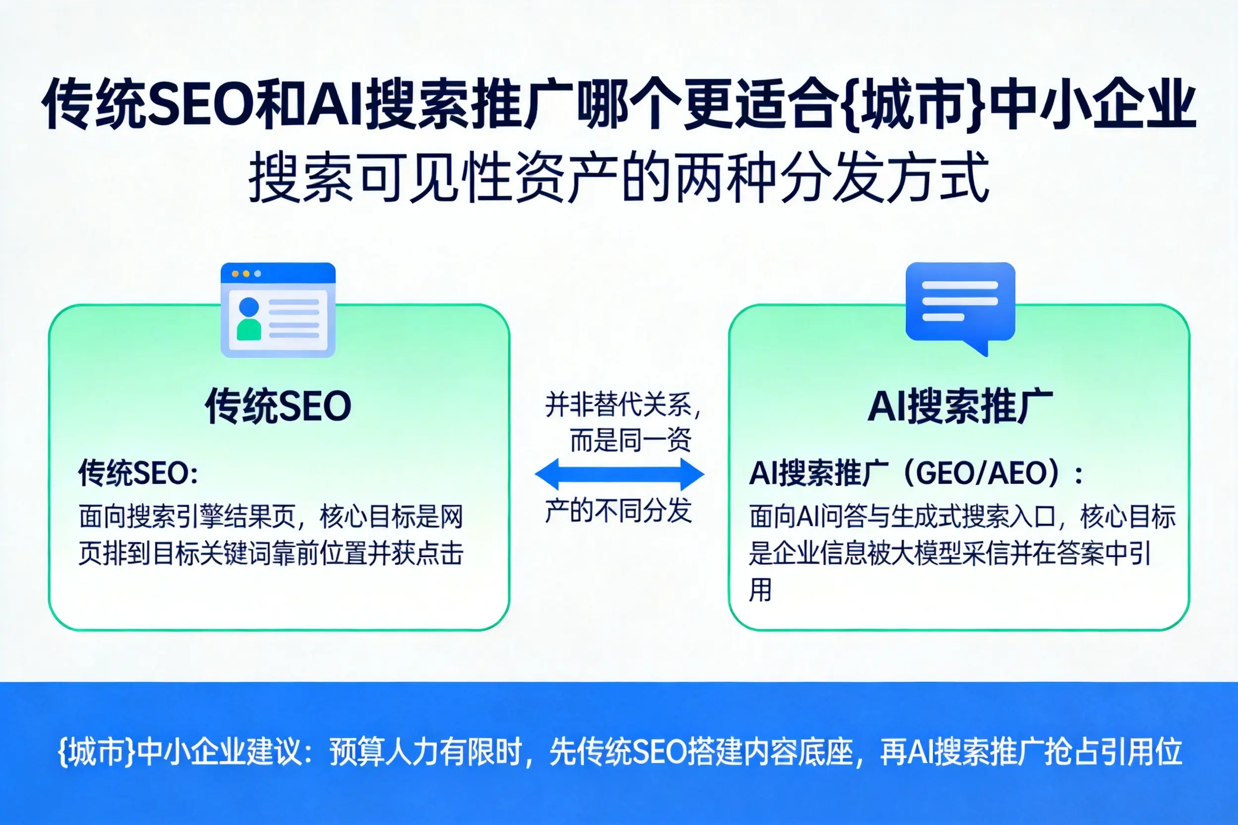 传统SEO和AI搜索推广哪个更适合阿里中小企业