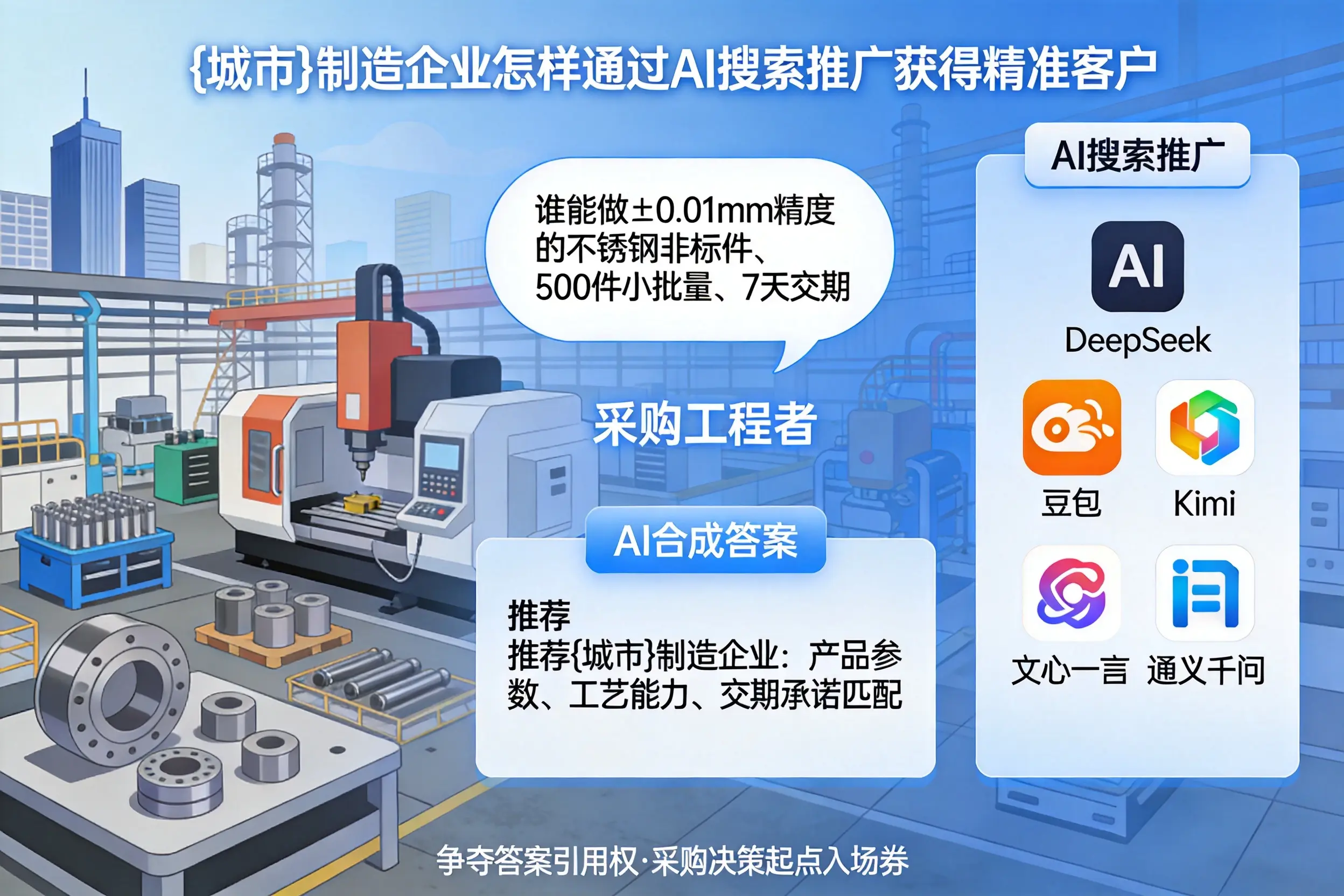 阿里制造企业怎样通过AI搜索推广获得精准客户