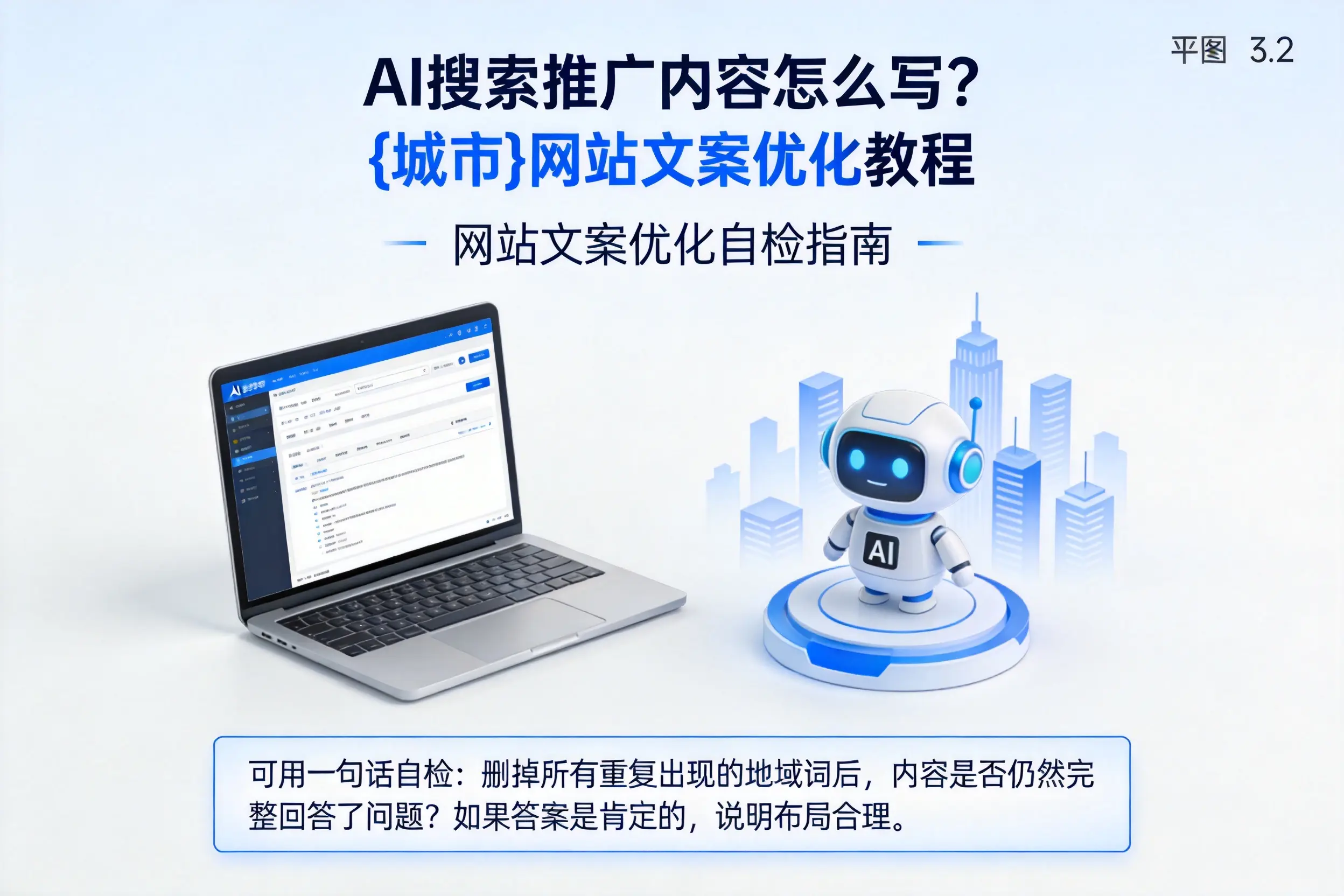 AI搜索推广内容怎么写？阿里网站文案优化教程