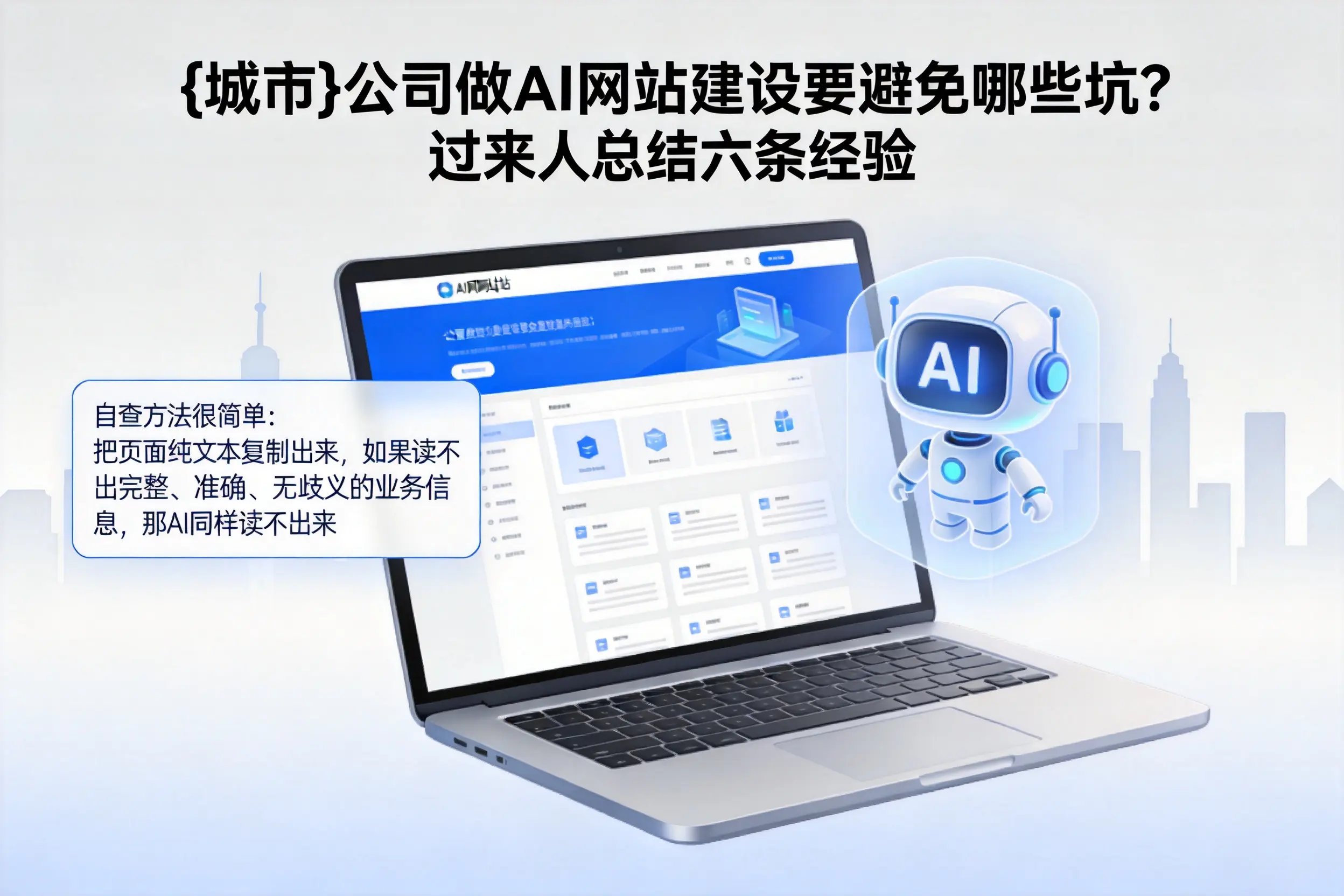 阿里公司做AI网站建设要避免哪些坑？过来人总结六条经验