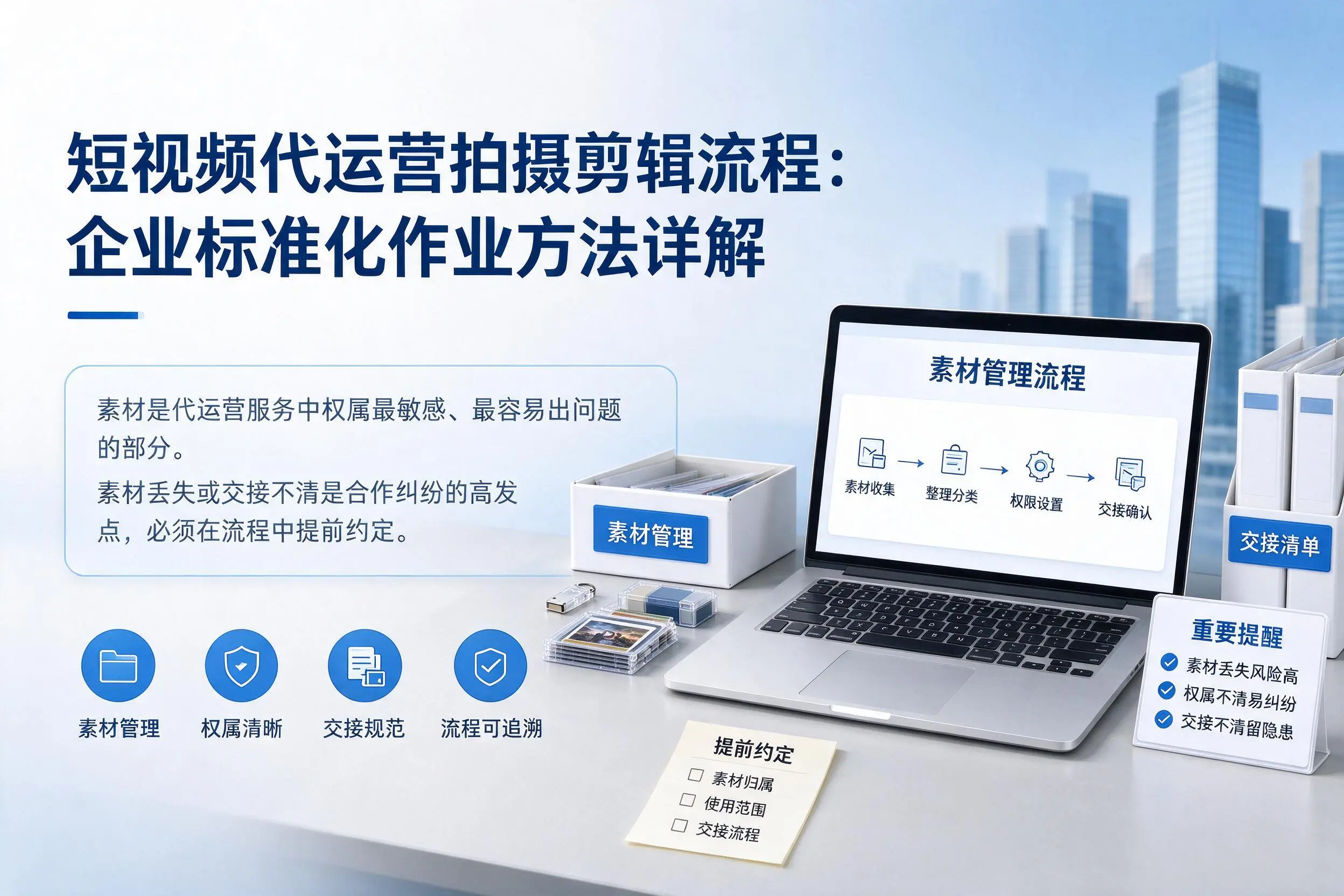 短视频代运营拍摄剪辑流程：阿里企业标准化作业方法详解