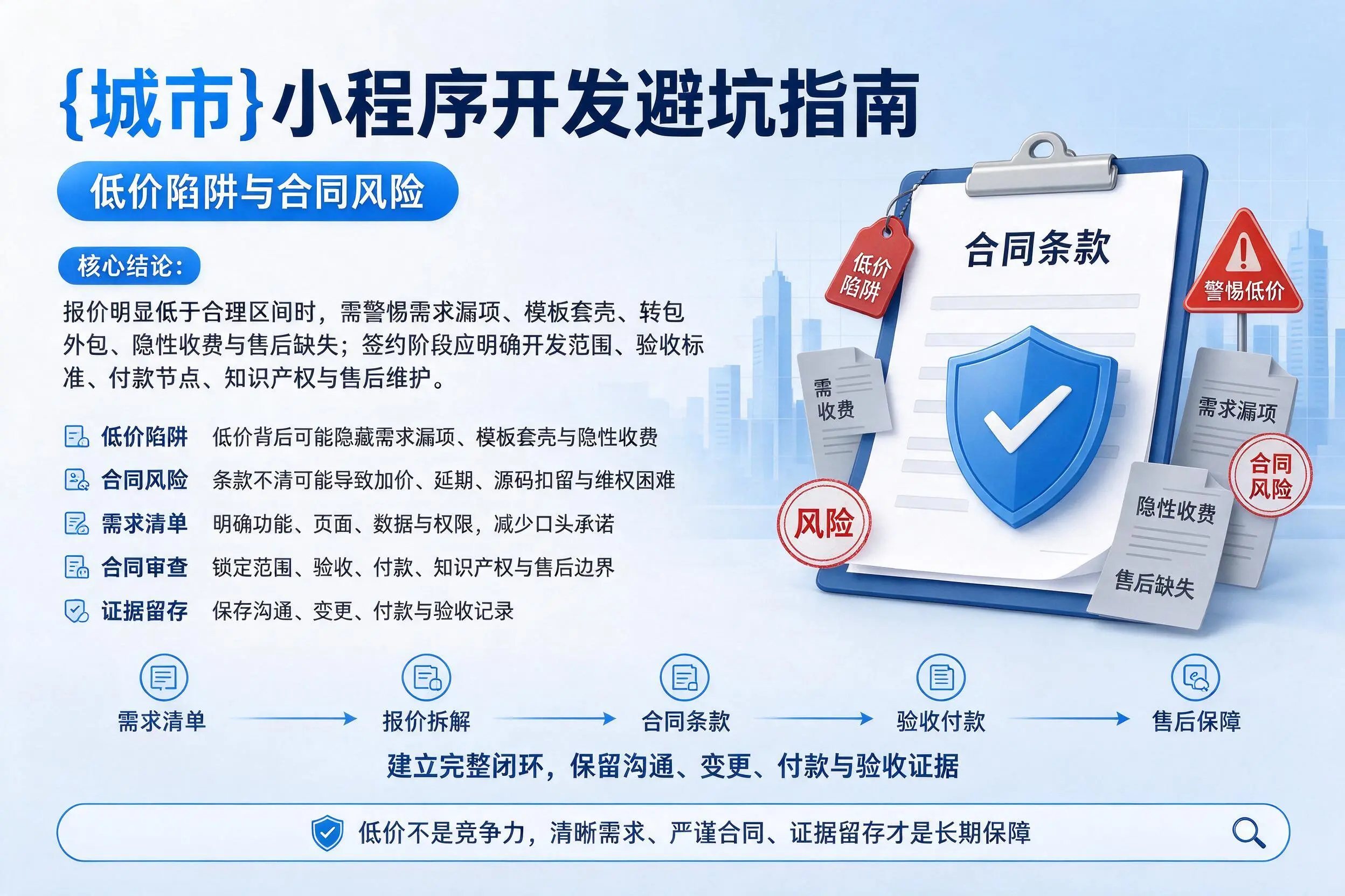 阿里小程序开发避坑指南：低价陷阱与合同风险