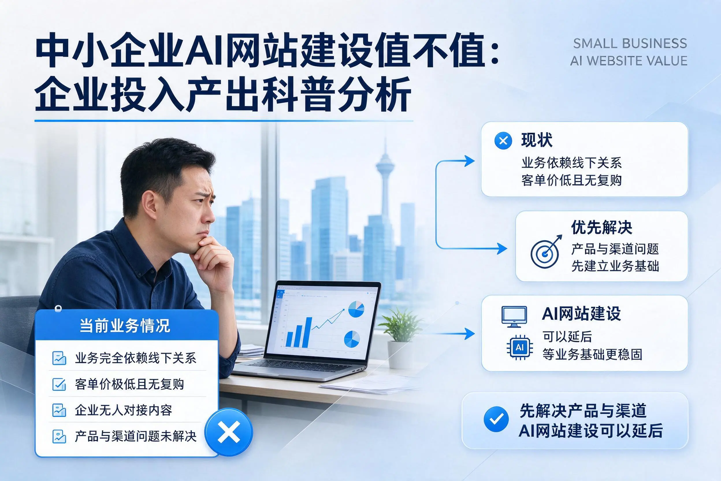 中小企业AI网站建设值不值：阿里企业投入产出科普分析
