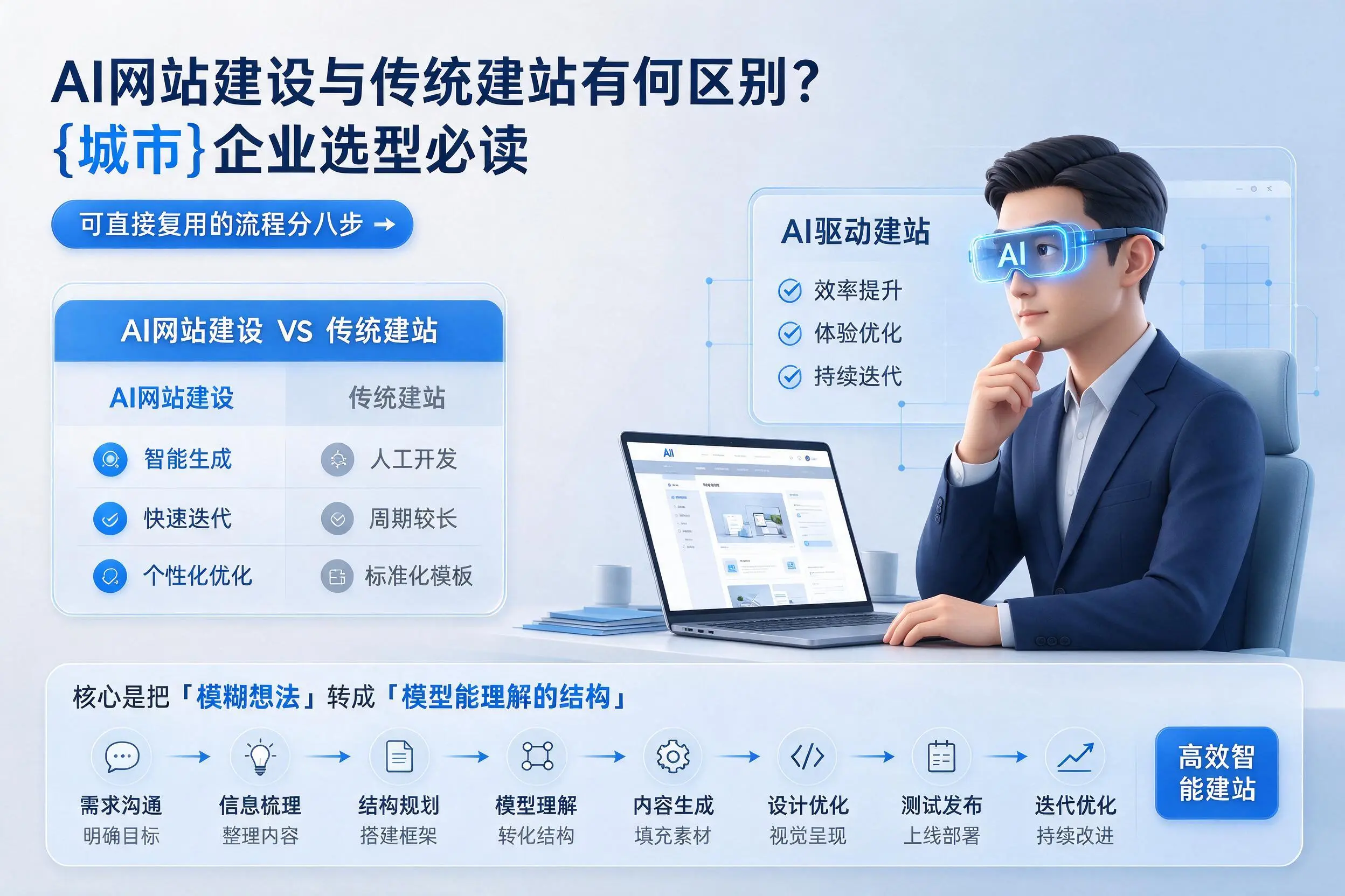 AI网站建设与传统建站有何区别？阿里企业选型必读