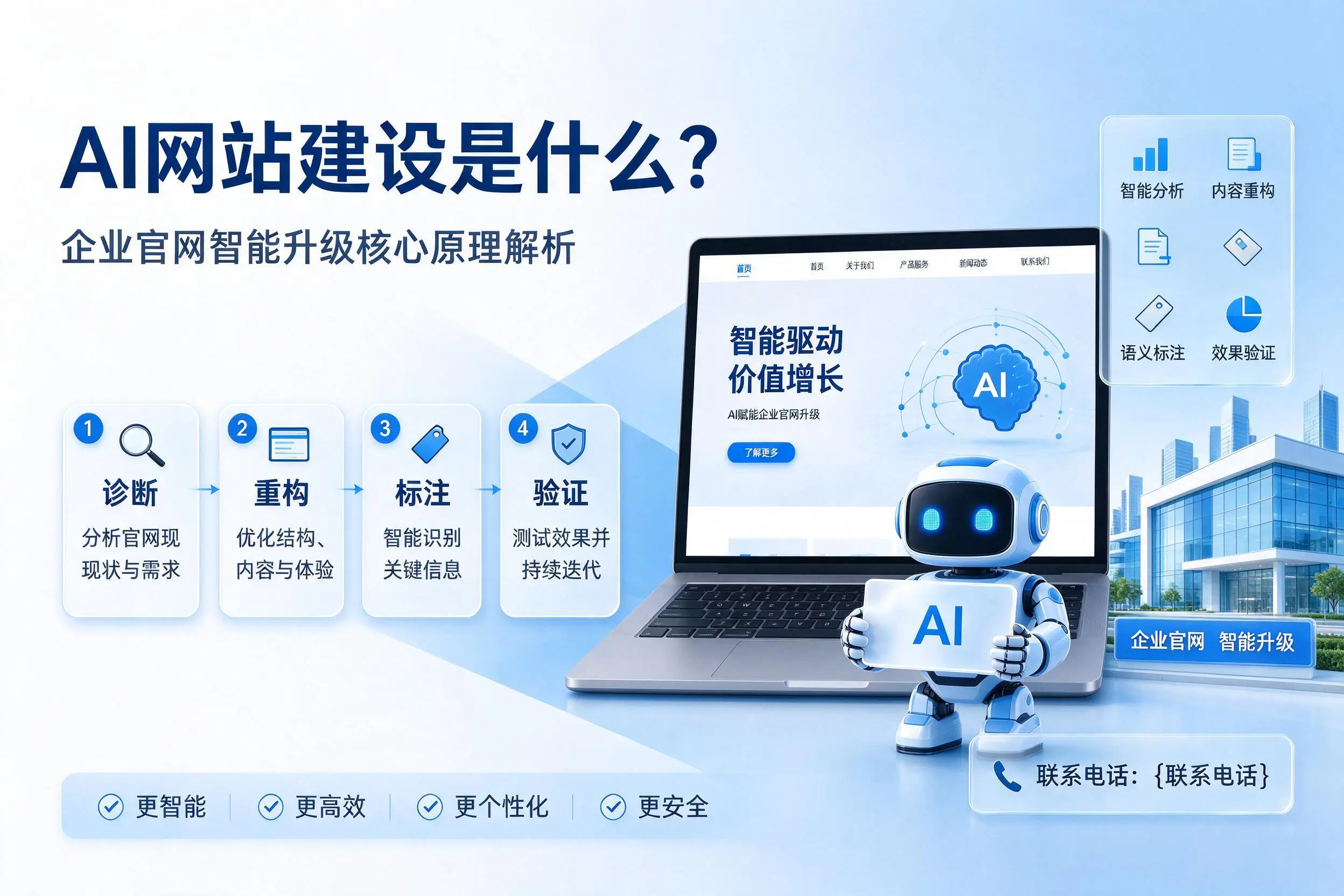 AI网站建设是什么？阿里企业官网智能升级核心原理解析